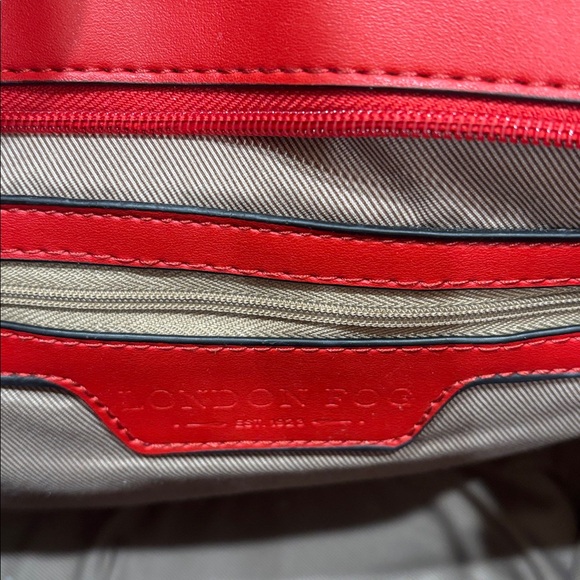 Red Leather Tote Bag - Picture 7 of 7